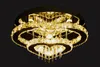 Moderne eenvoudige Crystal LED Plafondlamp Hart Dubbele Ring Main Slaapkamer Licht Plafond Licht Huis Aisle Restaurant Myy