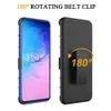 Heavy Duty Rugged Armor Defender Beet Clear Case Case Case для Samsung Galaxy A01 S20 Ультра Примечание 10 20 Plus Fe Shocke Resture Cover W / Kickstand