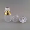 Neue 30ml / 1oz-Mattglas-Kosmetik-Jar-Reiseflaschen-Spender für Essence Shampoo gepresste Pumpe leere kosmetische Behälter