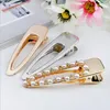 8Pcs White ABS Imitation Pearl Alloy Hair Clips Hairpins DIY Hairwear Jewellery Accessories Fittings