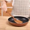 Japansk sked teakwood trä porslin soppa sked stekning ris krydda skedar lång handtag colander potten skedar