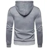 Monerfi Sweatshirtsパーカージッパーアウトウェアトップススウェットシャツ男性春秋スポーツパーカーソリッドトップススーダデラホモブレ