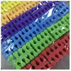 NA043 100pcs Toe Separators Nail Art Soft Foam Sponge Toe Separator Finger Separator Nail Art Tools Feet Care Manicure Pedicure Nail Salon