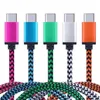 Type C Braided cable nylon fabric 1m 2m 3m micro V8 5pin usb data charger cable wire for samsung s4 s6 s7 edge s8 android phone letv lg g5