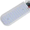 45W E27 LED-lampa SMD2835 228LEDS Super Ljust vikbar fläktblad Vinkeljusterbar taklampa Hem Energibesparande ljus