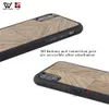 Custodie per telefoni in legno naturale per iPhone 6 7 8 11 Plus X XR XS Pro Max Giunzione in legno fatta a mano Modello personalizzato Logo Moda Cover posteriore antiurto Shell