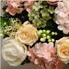 Mur de fleurs de pivoine en soie de luxe et vigne rose fleurs artificielles décoration de fond de mariage maison bijoux fenêtre fleur 10pcs