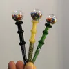 Новая Морковь Стекло Dabber Воск Dab Инструменты Carb Cap Dabber Pokeball Wax Dab инструмент для нефтяных вышек DAT02-04