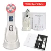 Facial Mesotherapy Electroporation RF Radio Frekvens LED Photon Skin Care Device Face Lifting Drawen Eye Face Hud Massage Beauty Device