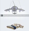 Färgglada UFO Flying Saucers Chandelier Nordic Creative Boys Girls Kids Rooms Hanglamp Lights Bedrooms Restaurant82447992944