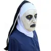 Rahibe Valak Mask Deluxe Lateks Korkunç Tam Head Cadılar Bayramı Cosplay Cosplay Aksesuar Cadılar Bayramı Parti Maskeleri RRA2140