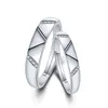 Update trouwring voor liefde Silver Crystal Cz paar ringen set set mannen vrouwen verloving mode sieraden wil en sandy