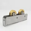 90-type sliding door plastic steel window pulley Aluminum alloy wheel mute brass roller household hardware part