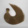 Inslagen Europees medium bruin lichtbruin dubbelgetrokken 100g Remy Virgin inslag menselijke haarverlenging