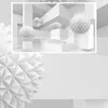 空間延長性人格壁壁画壁紙3Dステレオジオメトリ球現代の抽象芸術フレスコ事務所研究家の装飾