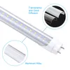 T8 4FT LED Light Bulbs, T12 4 Foot LED Tubes Replacement for Fluorescent Fixtures, Clear, Dual Ended Power, Bypass Ballast, Garage Warehouse 4' Shop Lights