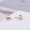 Mode-Diamond Wedding Earring 18K Vergulde Messing Materiaal Fijne Sieraden voor Vrouwen Meisjes voor Lover Accessoires Bijoux PS6748
