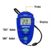 Breedte meetinstrumenten digitale mini coating dikte meter auto schilderij verf dikte tester meter 0-2,0 mm email plastic epoxy