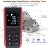 Cyfrowy LCD laserowy zakres odległości Miernik Zakres Finder Diastimeter 40m/60m/80m/100m narzędzie do pomiaru Rangefinder