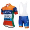 Ensembles maillot de cyclisme ÉQUIPE 2019 orange JERSEY de cyclisme 12D ensemble de short de vélo Ropa Ciclismo HOMMES été séchage rapide Maillot de vélo pantalon vêtements 240327