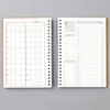 Handmatige tijdplanning Notebook Agenda Journal Daily Week Maand Planner 32K Kraftpapier Cover Werk Efficiency Wekelijks en Maandelijks Boek