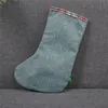Boże Narodzenie Bałwan Stocking Wesołych Świąt Boże Narodzenie Gift Stocking Choinki Wiszące Dekoracje Dzieci Xmas Candy Prezenty Skarpety