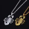 Scorpion pendentif colliers pour hommes chaîne collier mâle Rock bijoux Hip Hop bijoux puissant collier chic