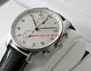 New Fashion Men039s Watch White Dial Black Strap Men039s Automatic Mechanical Leather montre de haute qualité Watch8988114