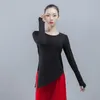 Dancer's Song Modern Dance Practice Clothes Female Adult Yoga Set Dance Top Classical Latin Square Costume M-3XL263C