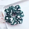 Hair Scrunchies Tie Accesories for Women Girl Ponytail Holder Rope Leopard print Flower Hair scrunchie Hair bands autumn headbands FQ1006B