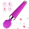 AV Wand Silicone G spot Vibrator Female Masturbation Sex Toys For Women Clitoris Massage Adult Games Products 10 Speed Rechargeabl1553495