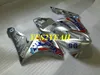 Fairings Injection Body Kit för Triumph Daytona 675 05 06 07 08 Bodywork Daytona675 2005 2008 ABS Silver Fairing Kit + Presenter DA20