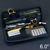 6 "Barbes coupe Hair japonais Professional Hairdressing Ciseaux Kit Salon Tools Barber Barber Barning Cishylist Tool