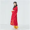 Meisjes kimono jurk Japanse anime cosplay kostuums lange mooie oosterse yukata vrouw halloween rode mooie feest kleding