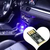 Lampe LED d'ambiance pour voiture, avec prise USB, style de voiture, contrôle tactile et sonore, lumière décorative au rythme de la musique rvb