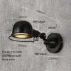 Clássico nórdico loft estilo industrial lâmpada de parede ajustável vintage sconce parede luzes e14 luminária luminária para sala de estar quarto