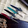 Retro Toscano Industrial Steampunk Quill Feather Pen Prijs Sculptural Gear Design Mechanical Punk Calligraphy Pen Set met 5pcs NIBS