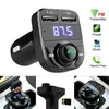 X8 Car FM Transmitter Aux Modulator Bluetooth Handsfree Audio Receiver MP3 Player 3.1A Quick Charge Dual USB with box package