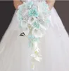 bouquet de mariée en hortensia blanche