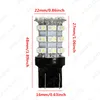 Großhandel T20 / T25 3157 60SMD 1210 Chip Weiß / Gelb Dual Color Switchback Blinker Auto LED-Licht # 1592