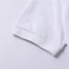 여름 남성 폴로 셔츠 높은 거리 인쇄 캐주얼 짧은 소매 턴 다운 칼라 망 폴로스 셔츠
