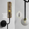 Lamps Double Heads LED Wall Sconce Nordic Iron Glass Lamp Hotel Bar Restaurant Aisle Bathroom Bedside Light Luxury Original Lighting