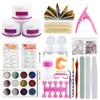 Full Acrylic Set With Acrylic Powder 120ML Liquid Set For Manicure Nail Extension Kit Manicure Nail Glitter Tool Kit7740909