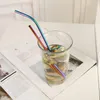 4PC / Lot Metal Straight Drinking Straw E-Friendly Rostfritt Stål Straw + 2 Brush Grade Bar Tillbehör Kök Leverantörer