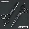 5.5 Hair Cutting Scissors Kit 6.0 Barbers Hair Shears Hair Cutting Thinning Scissors Sharp Blade Hairdressing Tools Professional Clipper Set