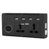 Freeshipping 4200PC 200 Вт DC 12 В до AC 110 в автомобиль Smart Power инвертор Ж / 4-USB + двойной AC