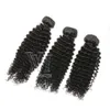 Vmae Indian Kinky Curly Weft100gナチュラルカラー10〜26インチ未加工されていないバージンレミーヒューマンヘアウィーブバンドルエクステンションソフト