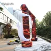 Halloween Decor Inflatable Ghost Door 5m Height Blow Up Devil Arch For Night Club Outdoor Gate Decoration