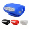 Éclairage en gros vélo vélo cyclisme 7 LED silicone avant lampe avertissement de sécurité tête lumière 4 couleurs