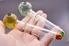 4,8 pulgadas (12 cm) Pyrex Glass Oil burner pipe color Glass Tube Oil Burning Pipe tuberías de vidrio 30mm od ball smoking pipe balancer para dab rig